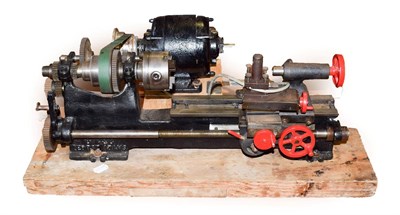 Lot 3066 - George Adam Bench Lathe 24'' 61cm long with a few accessories