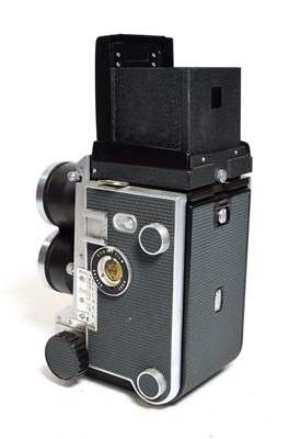 Lot 3096 - Mamiya C3 TLR Camera no.228052 with Mamiya-Sekor f4.5 135mm lens and f2.8 80mm lens, in case with a