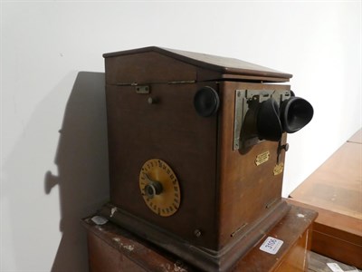 Lot 3106 - Le Taxiphote Stereo Viewer with variable separation eyepiece and circular dial to side numbered...