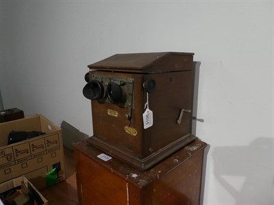 Lot 3106 - Le Taxiphote Stereo Viewer with variable separation eyepiece and circular dial to side numbered...