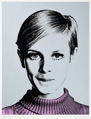 Lot 1003 - Nuala Mulligan (Contemporary) ''Cover Girl'' Twiggy Signed and numbered 55/195, silkscreen on...