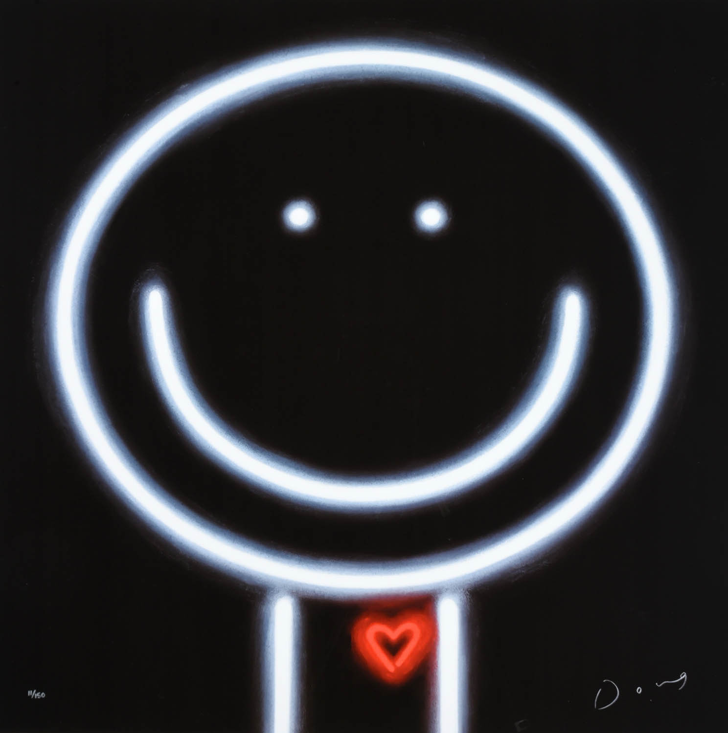 Lot 1000 - Doug Hyde (b.1972) ''Heart Throb'' Signed and numbered 11/150, limited edition on metal, 76cm...