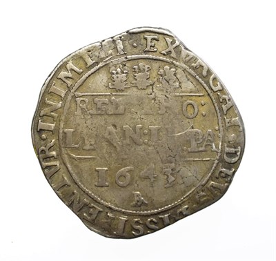 Lot 4006 - Charles I, 1643 Halfcrown. 14.33g, 36.3mm, 8h. Bristol mint, mintmark BR. Obv: Charles I on...