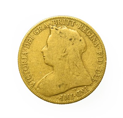 Lot 4035 - Victoria, 1901 P Perth Mint Sovereign. Obv: Old, veiled head of Victoria left, T.B. below...