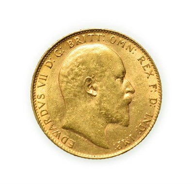 Lot 4087 - Edward VII, 1910 Sovereign. Bare head of Edward VII right, DES below truncation for engraver George