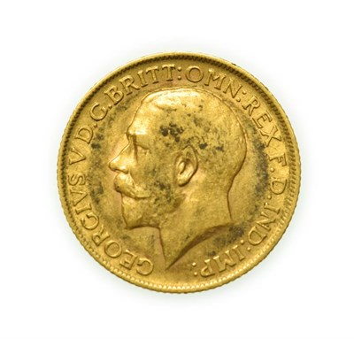 Lot 4093 - George V, 1912 Sovereign. Obv: Bare head of George V left, B.M. on truncation for engraver...