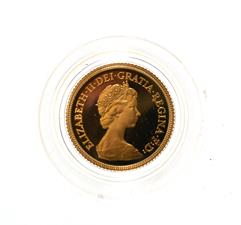 Lot 4117 - Elizabeth II, 1980 Gold Proof Half-Sovereign. Obv: Second portrait of Elizabeth II right, by...