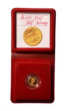 Lot 4119 - Elizabeth II, 1980 Proof Half-Sovereign. Obv: Second portrait of Elizabeth II right, by...