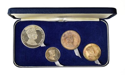 Lot 4166 - 1969 Silver Proof Coins 4-Coin Set commemorating the investiture of Prince Charles as Prince of...