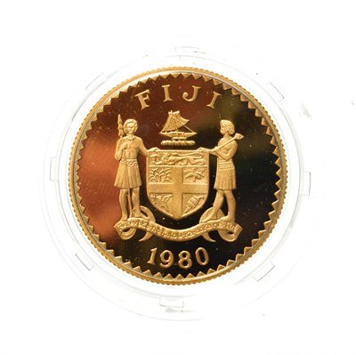 Lot 4179 - Fiji, 1980 Gold Proof Two Hundred Dollars. 15.98g of 22ct gold. 10th anniversary of...