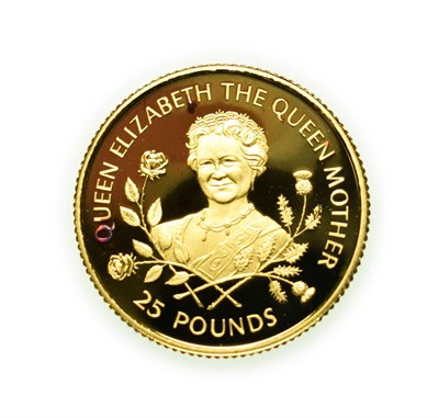 Lot 4189 - Guernsey, 1995 Gold Proof Twenty Five Pounds. 7.81 g 24ct gold. Obv: Third crowned portrait of...