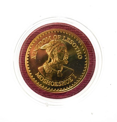 Lot 4197 - Lesotho, 1980 Gold Proof Two Hundred and Fifty Maloti. 31.1g of 12ct (.500) gold, contains...