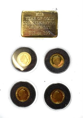 Lot 4213 - Tristan Da Cunha, 2010 Golf Proof ''Year of Three Kings'' 3-Coin Set. 3.75g .999 gold. A 3-coin set