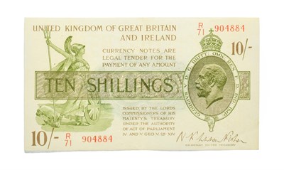Lot 4228 - Great Britain, 1922 - 1923 10 Shillings Treasury Note, N. K. Warren Fisher signature, serial...