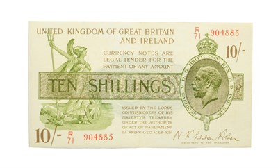 Lot 4229 - Great Britain, 1922 - 1923 Ten Shillings Treasury Note, N. K. Warren Fisher signature, serial...