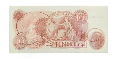 Lot 4242 - 19 x Great Britain Ten Shilling Notes. 1961 - 1970. Brown on multi colour underprint. Obv:...