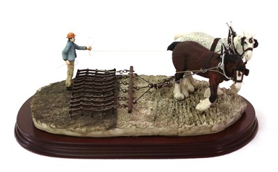 Lot 9 - Border Fine Arts and Northumbria Harvesting Figure Groups by Judy Boyt, all limited edition...