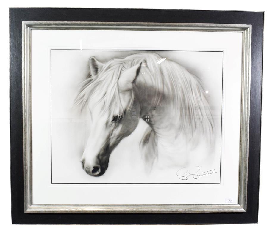 Lot 1007 - Steven Smith (Contemporary) ''Horse Study IV'' Signed, pencil, 56cm by 72cm  Artist's Resale...