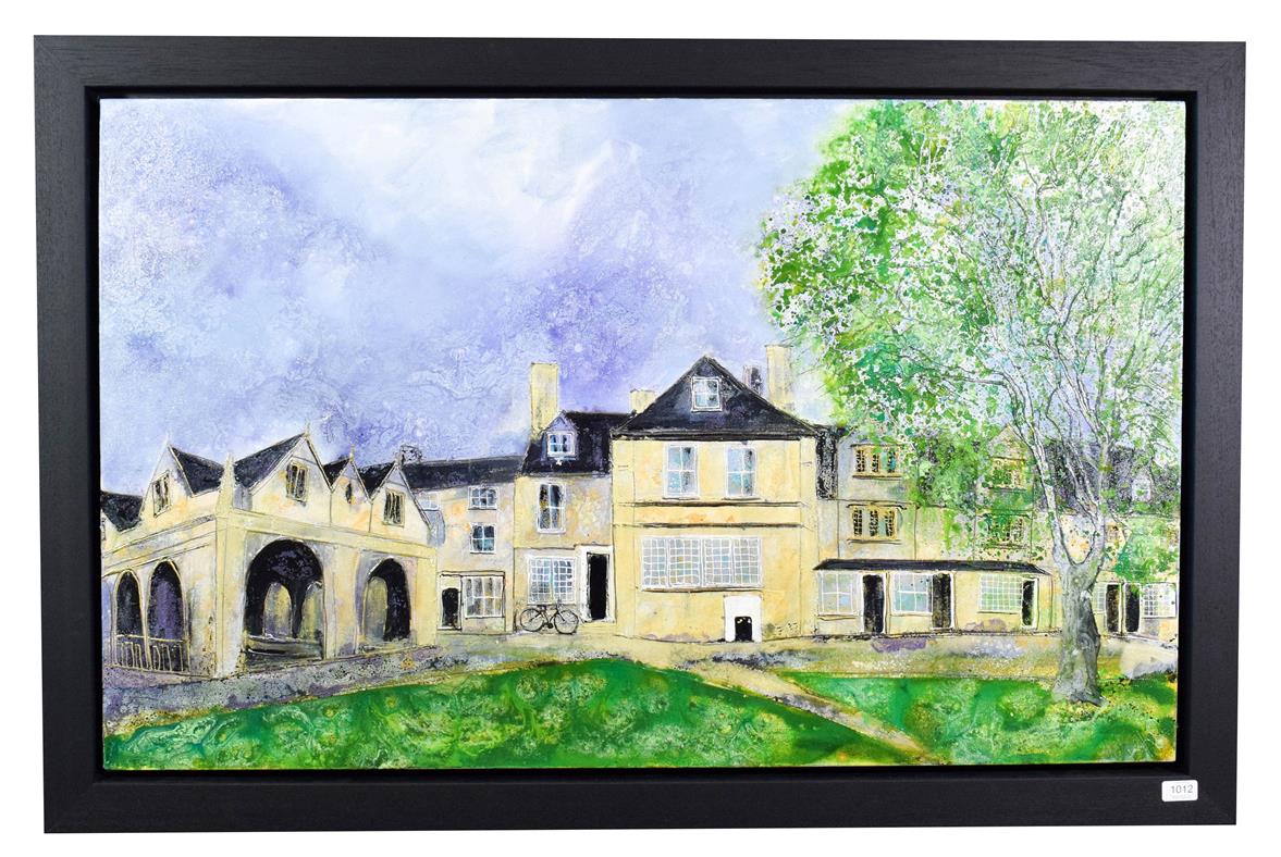 Lot 1012 - Katharine Dove (Contemporary) ''Campden Summer (Chipping Campden)'' Initialled, inscribed verso and