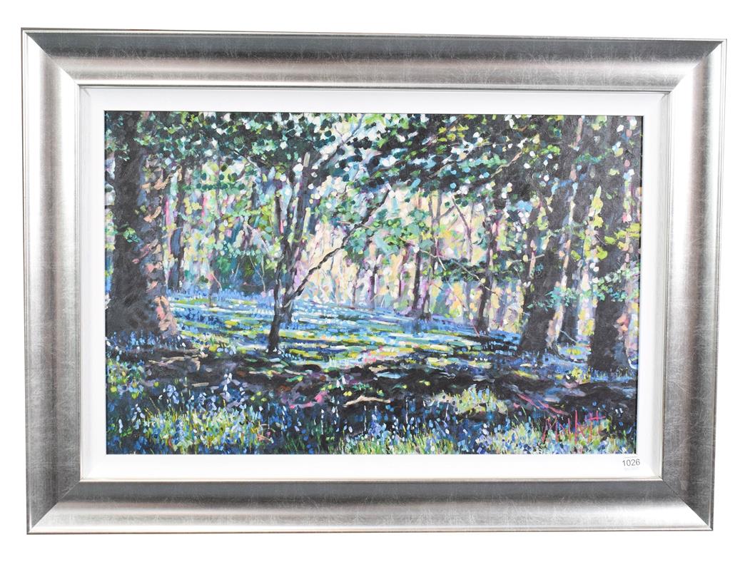 Lot 1026 - Timmy Mallett (b.1955) ''Bluebell Shadows'' Signed, numbered verso 106/195, giclee print on canvas