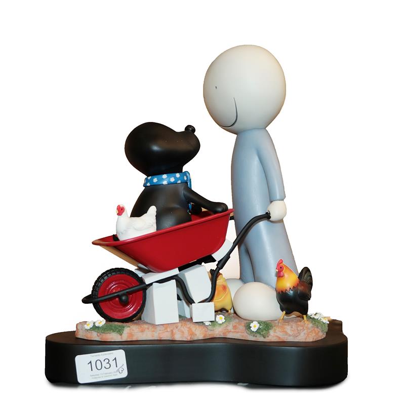 Lot 1031 - Doug Hyde (b.1972) ''Daisy Trail'' Signed and numbered 368/595, cold cast porcelain, 29cm high...