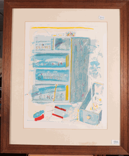 Lot 1045 - Chloe Cheese (b.1952) ''Spice Chest with Corriander'' Signed, inscribed and dated (19)80,...
