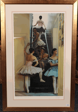 Lot 1082 - Douglas Hoffman (b.1945) American ''Waiting in the Wings Carnegie Hall'' Signed and numbered...