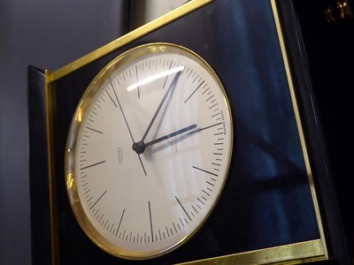 Lot 13 - A Hermes quartz Precision mantel timepiece, model 1139 18cm