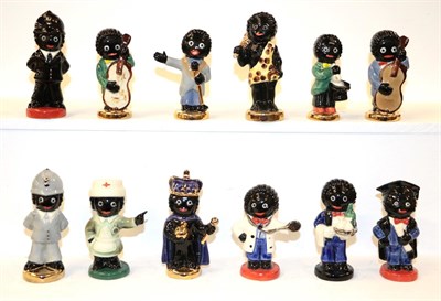 Lot 188 - Twelve Carltonware figures advertising figures for Robertson's, including trial (one tray)