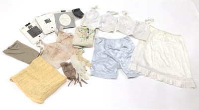 Lot 1157 - Assorted 20th century ladies and gents costume and accessories, comprising ladies...