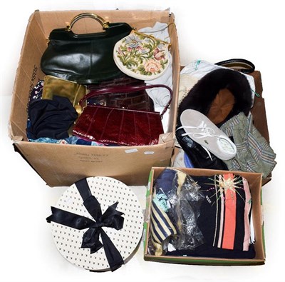 Lot 1173 - Quantity of assorted ladies and gents clothing and accessories including Enny handbags,...