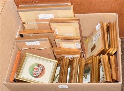 Lot 1198 - Thirty miniature paintings to include works by Pam Mullings, Robert Hughes, Kathlenn Nelson...