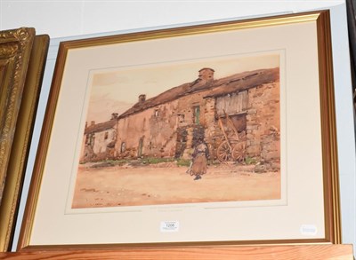 Lot 1208 - Fred Lawson (1888-1968) British, Old Houses, Thornton Rust, watercolour signed and dated 1915, 34cm