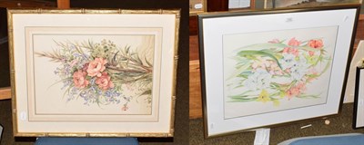 Lot 1222 - Various late 19th and 20th century watercolours and oils to include still life's, landscapes...