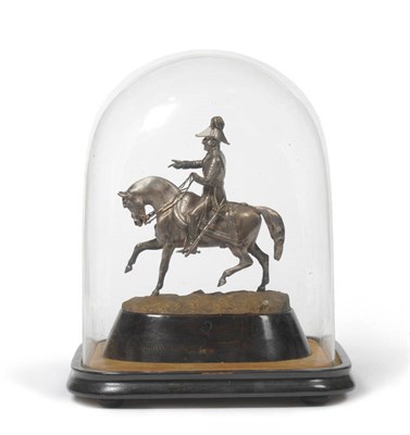 Lot 308 - A Victorian Model of Wellington on Horseback, London 1849, naturalistically modelled and cast, 17cm