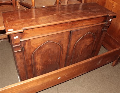 Lot 1338 - A 19th century mahogany chiffonier, 118cm by 39cm by 92cm (a.f.)