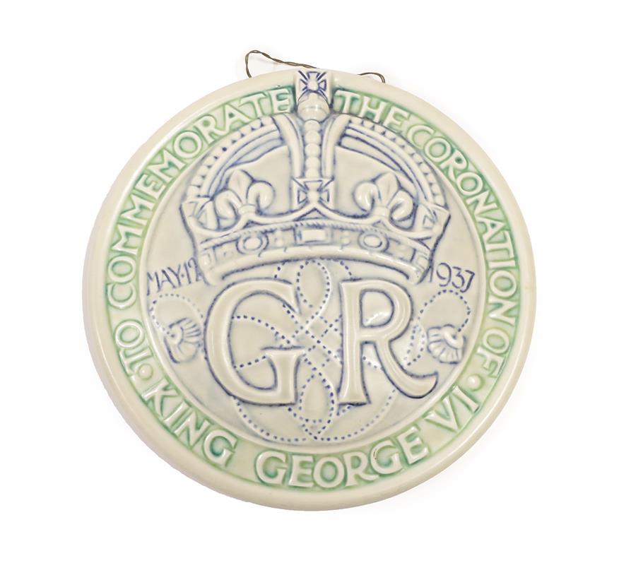 Lot 2020 - A Pilkington's Royal Lancastrian Circular Wall Plaque, designed by William S Mycock, entitled...