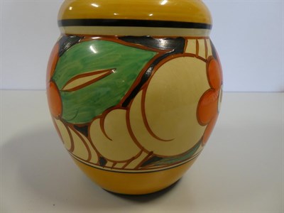 Lot 2026 - Clarice Cliff (1899-1972): A Fantasque Bizarre Floreat (Wild Rose) 358 Vase, painted with...