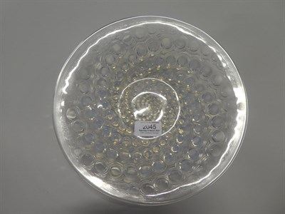 Lot 2045 - René Lalique (French, 1860-1945): An Opalescent and Clear Glass Volutes Bowl, wheel cut R...