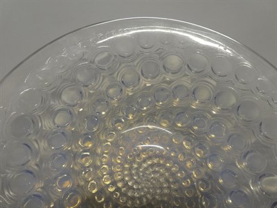 Lot 2045 - René Lalique (French, 1860-1945): An Opalescent and Clear Glass Volutes Bowl, wheel cut R...