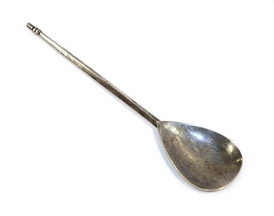 Lot 2077 - A Keswick School of Industrial Arts Silver Spoon, maker's mark KSIA, Edinburgh 1961, with...