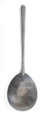 Lot 338 - A Charles I Slip Top Spoon, William Cary, London 1641, the chamfered terminal engraved with an...