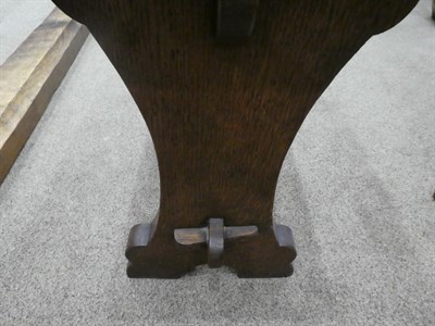 Lot 2189 - Gnomeman: Thomas Whittaker (Littlebeck): An English Oak Rectangular Stool, on two shaped...