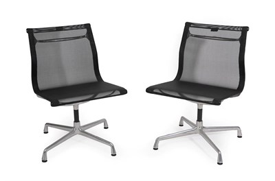 Lot 2244 - A Pair of Vitra EA105 Aluminium Group Office Chairs, originally designed by Charles and Ray...