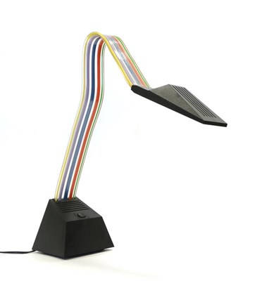 Lot 2267 - A 1980's Italian Nastro Table Lamp, designed by Alberto Fraser for Stilnovo, with an adjustable...