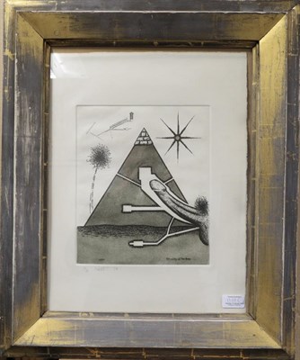 Lot 1100 - Philip West (1949-1997) ''The Valley of the Kings'' Signed and dated (19)78, numbered 4/10,...