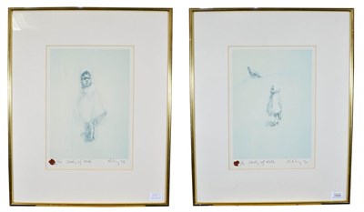 Lot 1009 - Harold Riley (b.1934) ''Study of Kate'' Signed and dated (19)70, inscribed and numbered 1/5,...