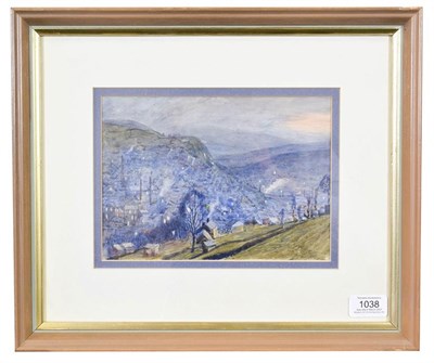 Lot 1038 - Frederick (Fred) Cecil Jones RBA (1891-1966) ''Hebden Bridge'' Signed, watercolour, 16cm by...