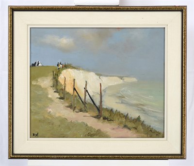 Lot 1047 - Marcel Dyf (1899-1985) French ''Falaises de Douvres'',  The White Cliffs of Dover Signed, oil...