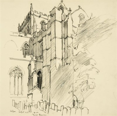 Lot 21 - Frederick (Fred) Lawson (1888-1968)  ''Bolton Castle'' Signed, inscribed and dated June 1936,...